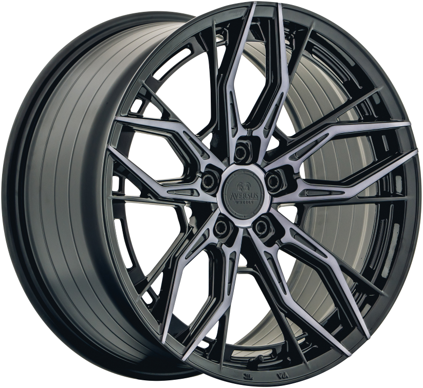AVERSUS VENOM 8.5X20 5X112 ET43 Ø73.1MM GLANZ-SCHWARZ SCHWARZ-POLIERT