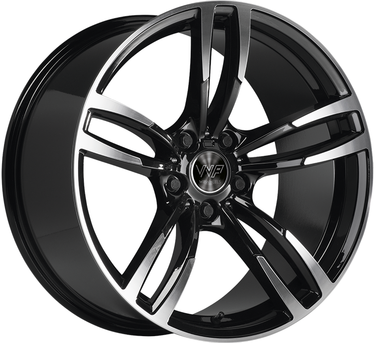 WP WHEELS 391 9X18 5X120 ET37 Ø72.6MM GLANZ-SCHWARZ FRONTPOLIERT