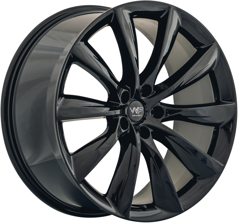 WP WHEELS 674 10X22 5X120 ET35 Ø64.1MM GLANZ-SCHWARZ