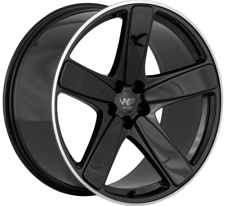 WP WHEELS 693 10x21 5X112 ET19 Ø66.45MM GLANZ-SCHWARZ RANDPOLIERT