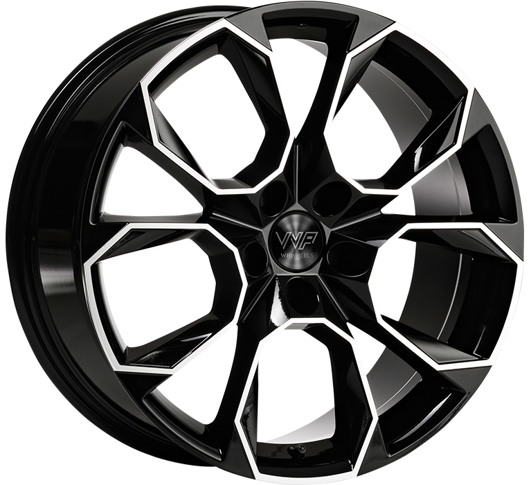 WP WHEELS 702 7.5X17 5X112 ET40 Ø57.1MM GLANZ-SCHWARZ POLIERT