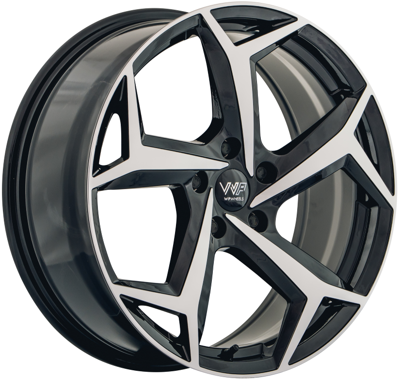 WP WHEELS 964 7.5X17 5X100 ET40 Ø57.1MM GLANZ-SCHWARZ POLIERT
