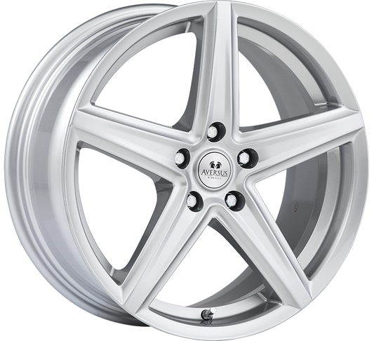 AVERSUS BX1 6.5X16 5X112 ET46 Ø66.45MM MATT-SILBER (KUGEL R13)