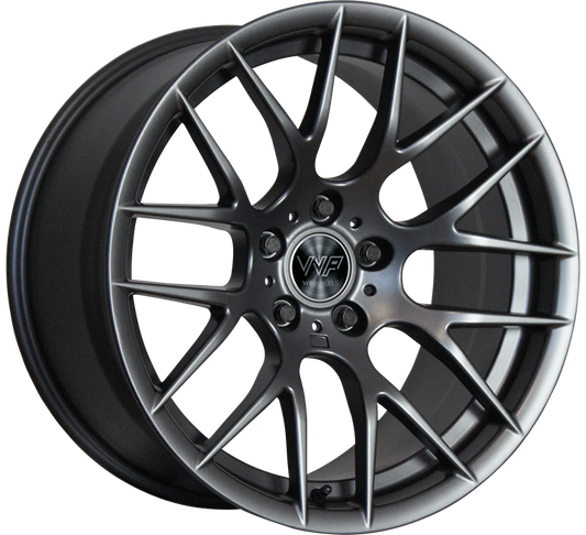 WP WHEELS 395 8X18 5X120 ET43 Ø72.56 MATT-GUNMETAL