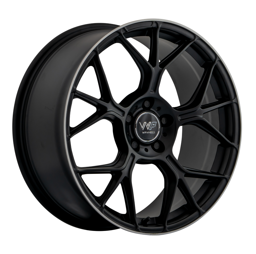 WP WHEELS 470 8X18 5X112 ET35 Ø73.1MM MATT-SCHWARZ RANDPOLIERT