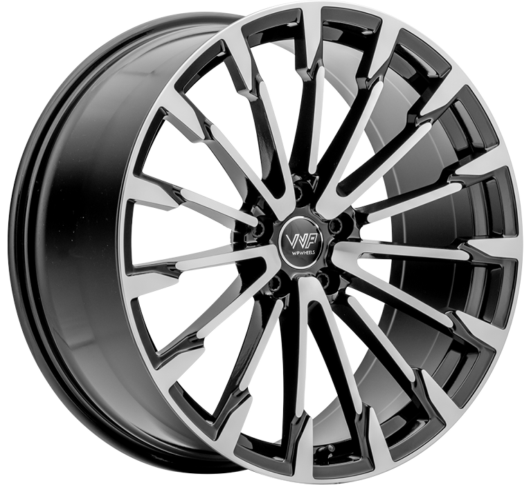 WP WHEELS 563 9X20 5X112 ET30 Ø66.45MM GLANZ-SCHWARZ FRONTPOLIERT