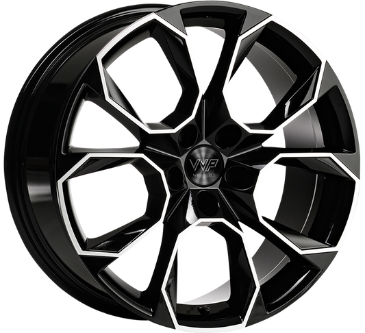 WP WHEELS 702 7.5X17 5X112 ET40 Ø57.1MM GLANZ-SCHWARZ POLIERT