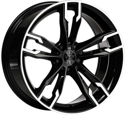 WP WHEELS 704 9X18 5X112 ET40 Ø66.6MM MATT-SCHWARZ POLIERT