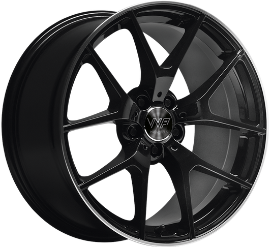 WP WHEELS 767 8.5X19 5X112 ET30 Ø66.6MM GLANZ-SCHWARZ RANDPOLIERT