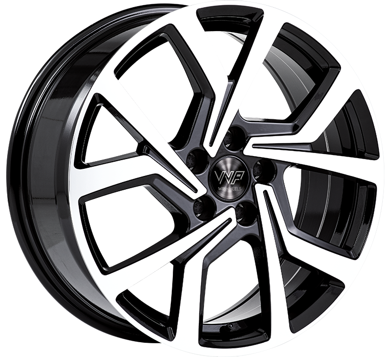 WP WHEELS 771 7.5X18 5X112 ET51 Ø57.1MM GLANZ-SCHWARZ FRONTPOLIERT