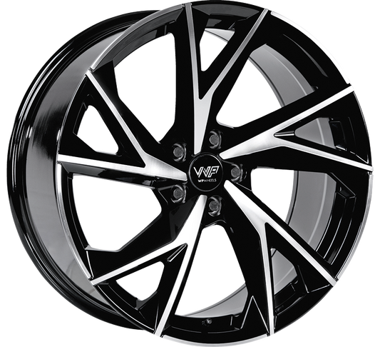 WP WHEELS 819 8.5X19 5X112 ET33 Ø66.5MM GUNMETAL FRONTPOLIERT