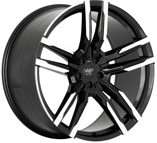 WP WHEELS 869 10.5X22 5X112 ET40 Ø66.6MM GLANZ-SCHWARZ FRONTPOLIERT