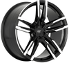 WP WHEELS 869 9.5X22 5X112 ET30 Ø66.6MM GLANZ-SCHWARZ FRONTPOLIERT