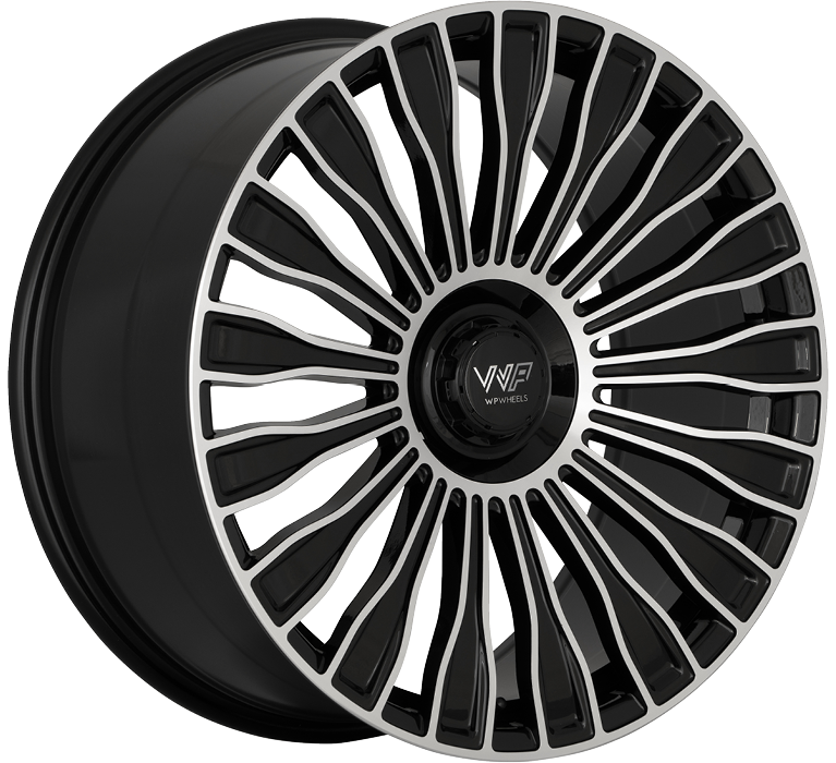 WP WHEELS 882 9.5X20 5X112 ET45 Ø66.6MM GLANZ-SCHWARZ FRONTPOLIERT