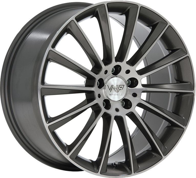 WP WHEELS 990 8X18 5X112 ET35 Ø66.6MM ANTHRAZIT FRONTPOLIERT